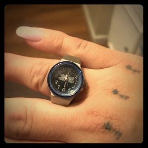 Stainless steel watch ring